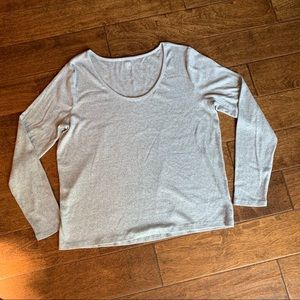 Gap Feather Tee Heavy like Sweater, XXL Grey